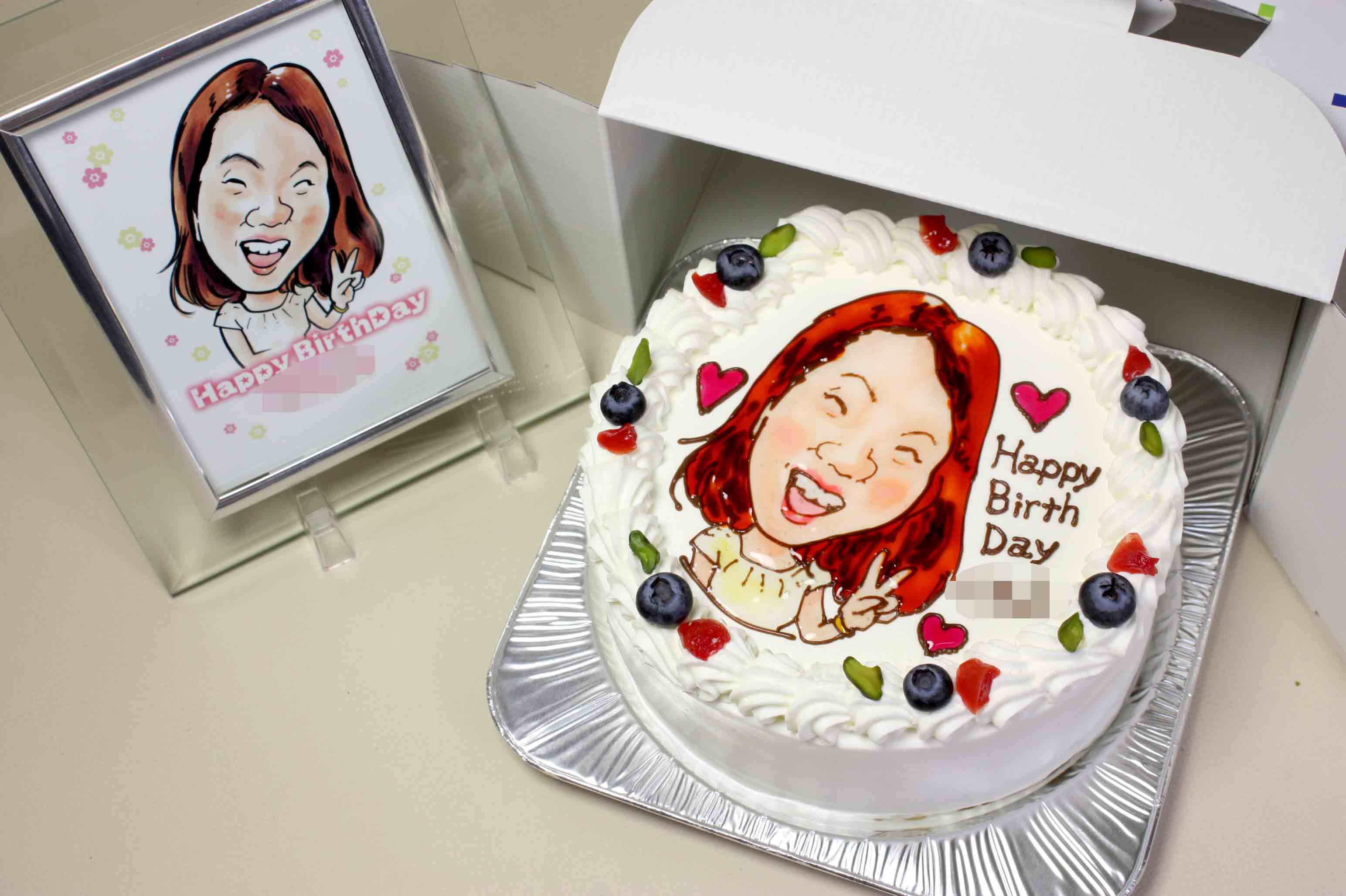 レンダリング うぬぼれた マルコポーロ デコレーション ケーキ 似顔絵 Fans Ent Jp